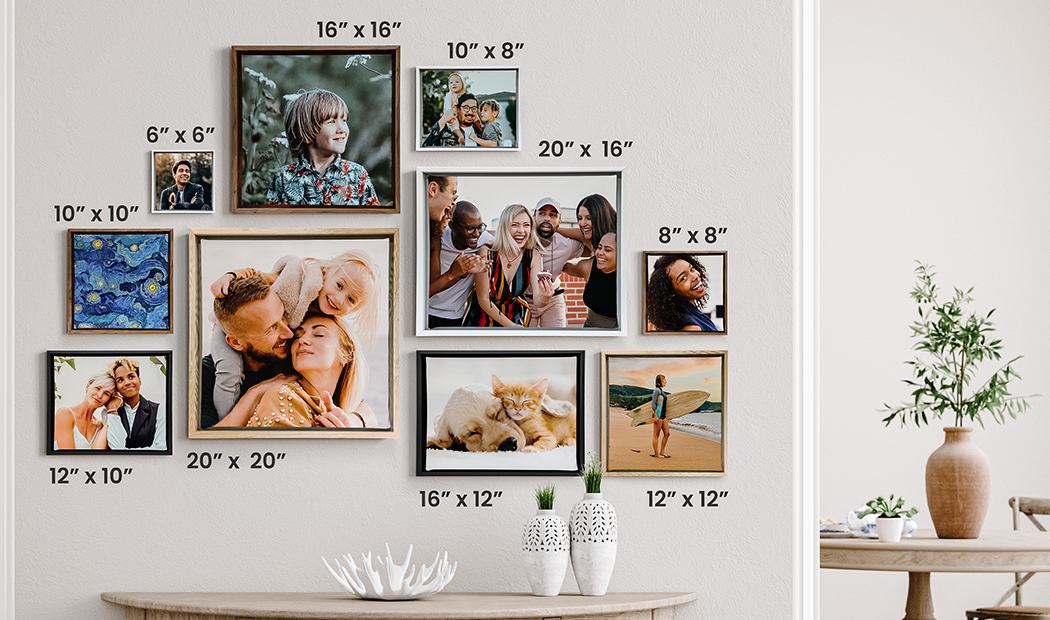 canvas print sizes