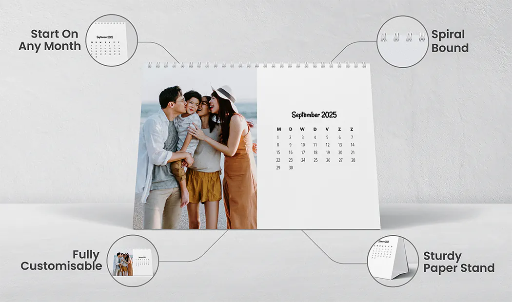 Personalised Desk Calendars